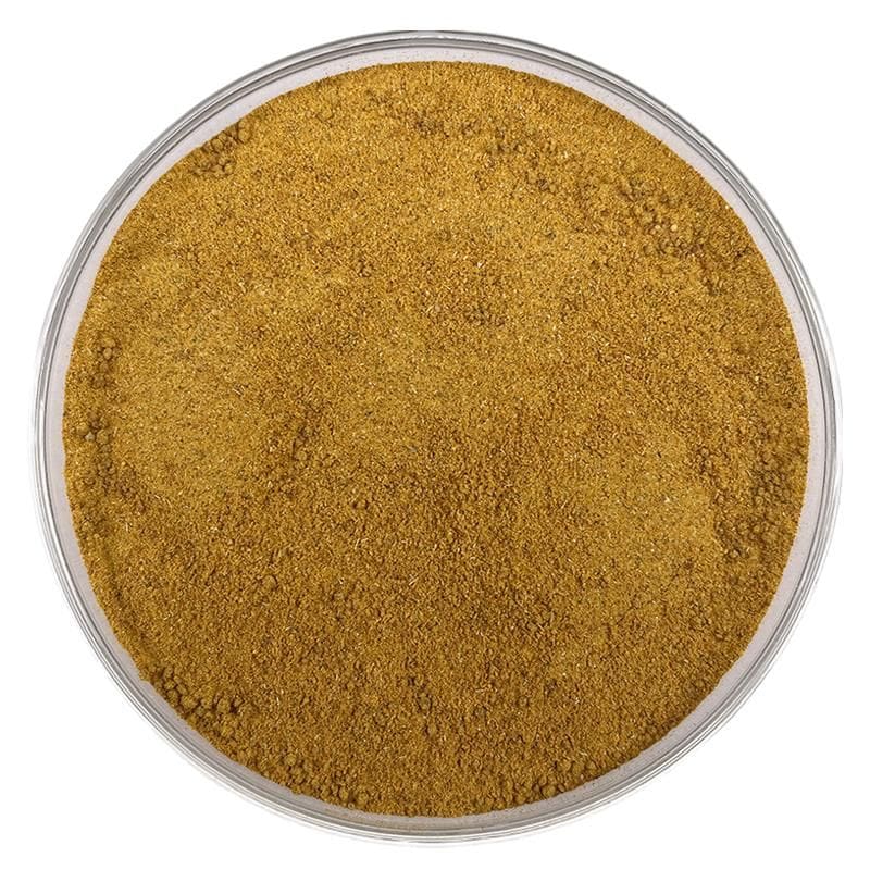 Gele specerijenmix voor Golden Milk, ideaal voor een kurkuma latte als warme drank.
