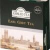 Verpakking van Ahmad Earl Grey Tea 100 theezakjes, ideaal als thee voor horeca.