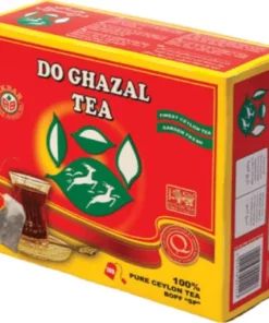 Do Ghazal Ceylon zwarte thee verpakking, authentieke thee uit Sri Lanka.