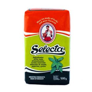 Verpakking Selecta Menta Peperina Poleo – yerba mate 500 g