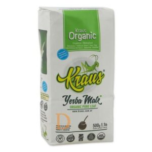 Verpakking Kraus Pure Leaf biologisch 500 g yerba mate