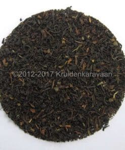Ronde hoop losse Darjeeling zwarte thee, exclusief verkrijgbaar online.