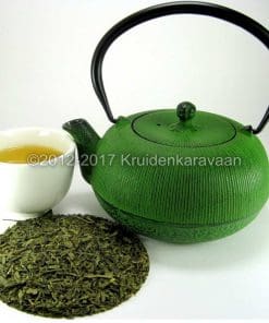 Groene Japanse theepot, kopje en Sencha thee; ideale keuze voor speciale thee kopen.
